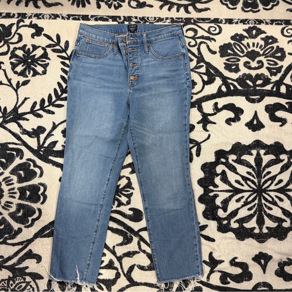 J. Crew Light Blue essential straight Ankle Jeans